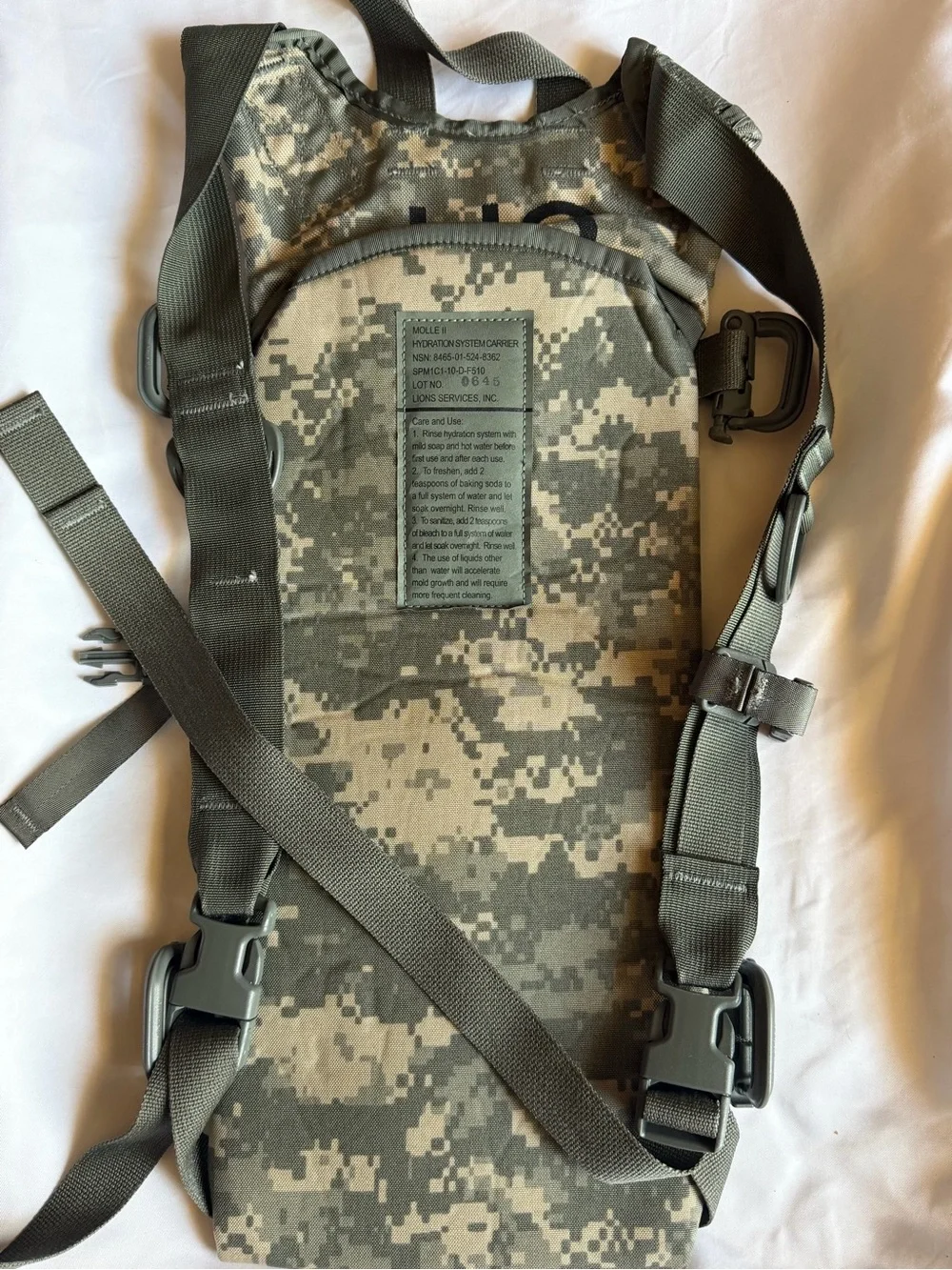 Camouflage Hydration Pack - Military Digital Camo